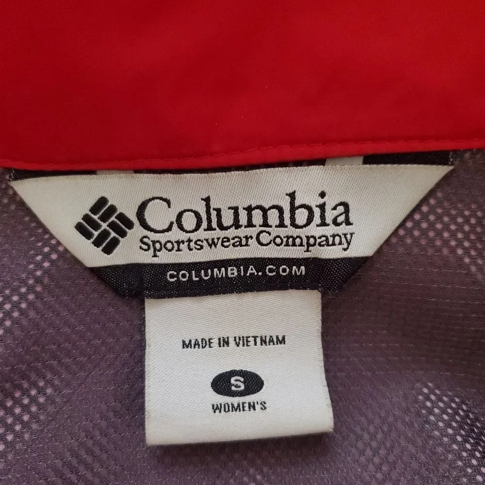 Columbia Packable Windbreaker Jacket Sz Sm - Picture 10 of 12